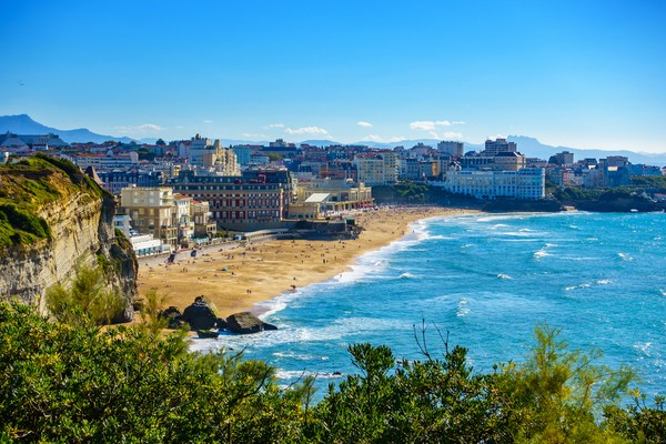Biarritz Grande Plage en France