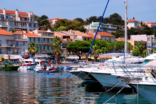 Port de Bandol en France