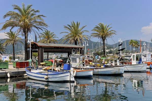 Port de Cavalaire-sur-Mer en France
