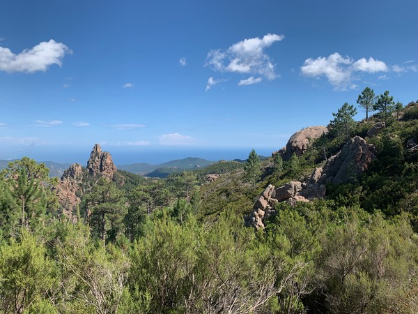 Sentier GR20 entre I Paliri et Conca, dernière étape