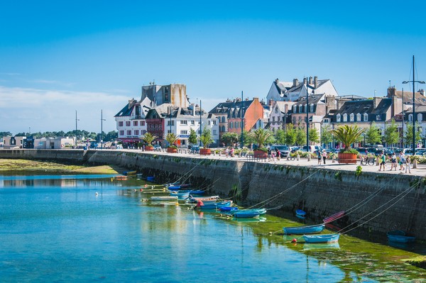 Bateaux amarrés à concarneau