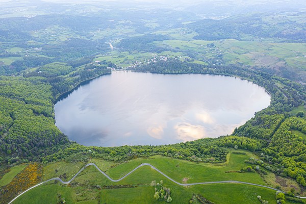 Le Lac-d'Issarlès, Ardeche, Auvergne-Rhône-Alpes, France