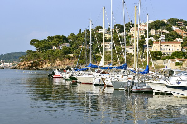 Port de Le Pradet en France