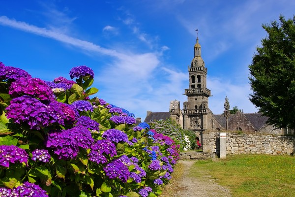 Plomodiern Sainte-Marie du Menez Hom en Bretagne, France
