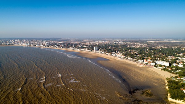 Photographie aérienne de Royan, France