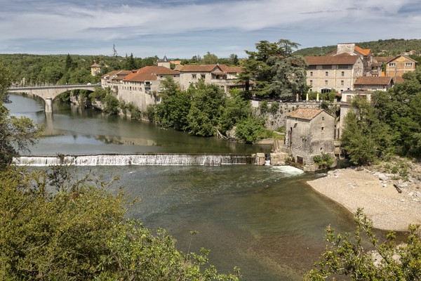 Ruoms en Ardèche.