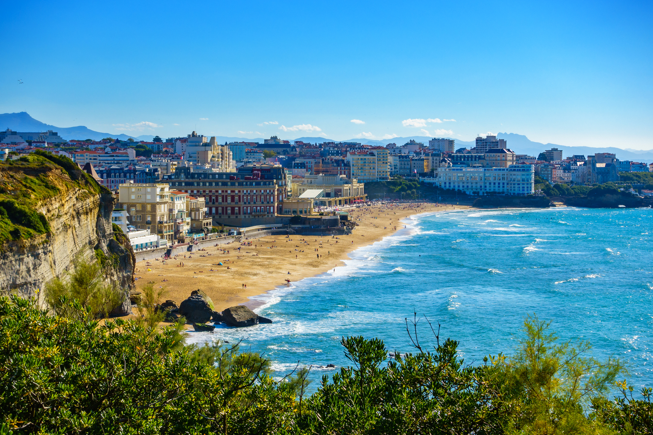 Biarritz Grande Plage en France