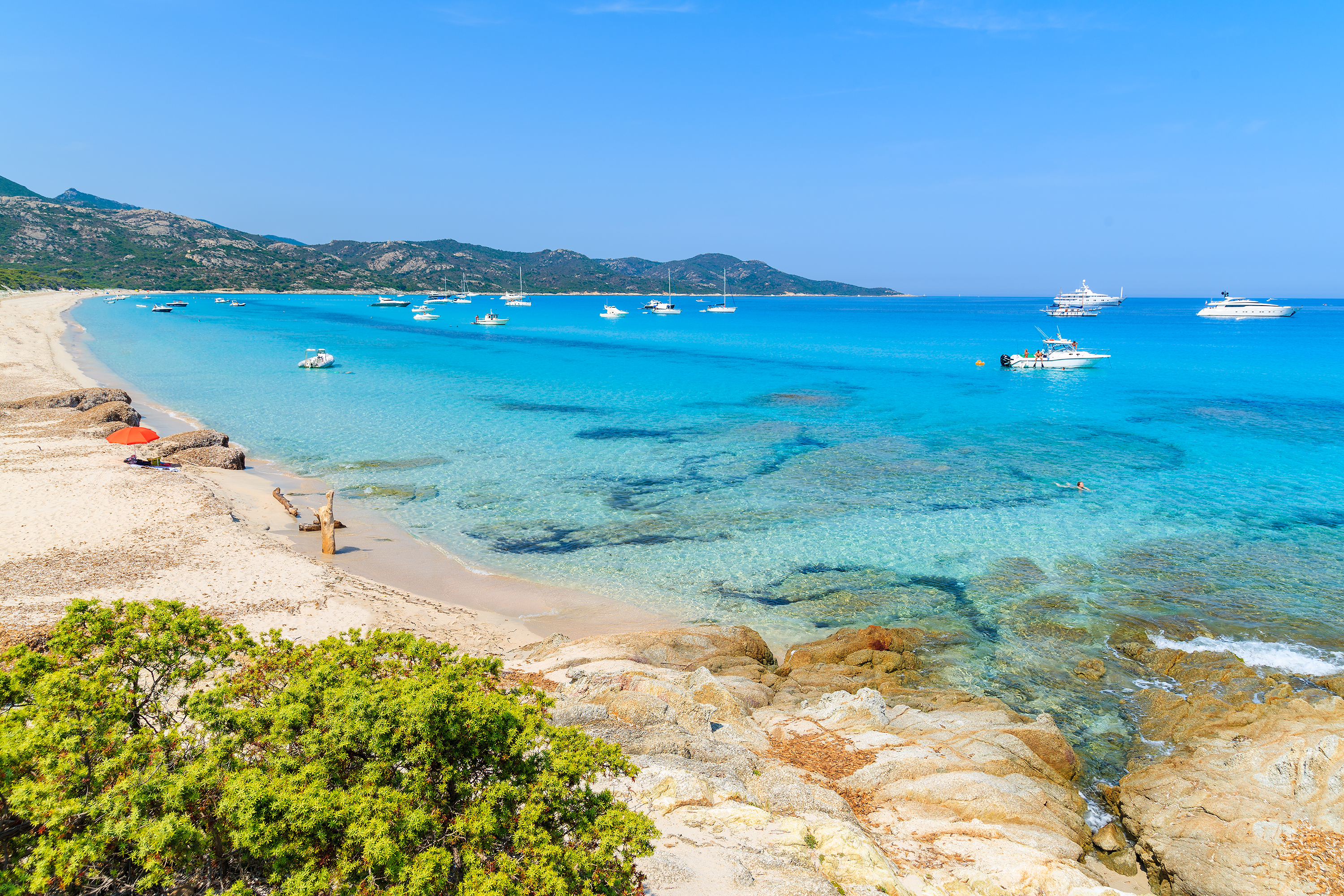 Plage de Saleccia en Corse